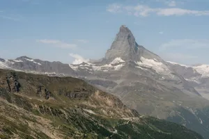 Iconic matterhorn peak towering over zermatt, switzerland jigsaw puzzle