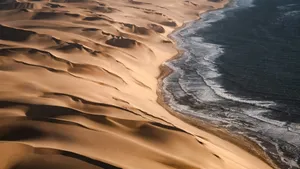 a sandy beach with water jigsaw puzzle