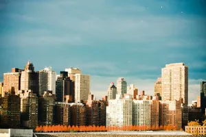 concrete buildings under cloudy sky jigsaw puzzle