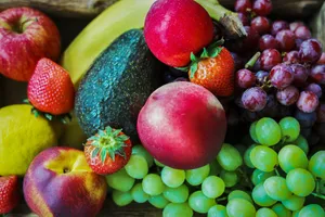 red and green grapes on yellow banana fruit jigsaw puzzle