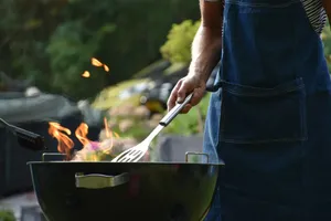 man grilling outdoor jigsaw puzzle