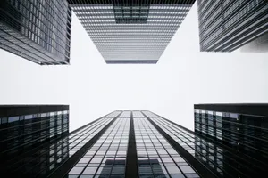 worm's eye view of buildings jigsaw puzzle