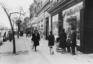 Street in Negro section of Chicago, Illinois. jigsaw puzzle