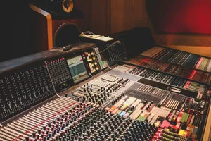 black and gray audio mixer jigsaw puzzle