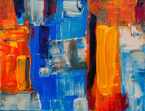 assorted-color abstract painting jigsaw puzzle