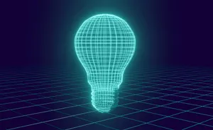 a glowing light bulb in a dark room jigsaw puzzle