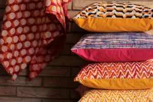 assorted-color stack of pillows jigsaw puzzle