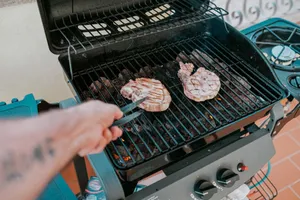 Close-up of two steaks grilled on a barbecue in Sardegna, Italy. jigsaw puzzle