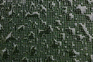 Detailed aerial shot showcasing intricate green and grey mesh textures with abstract patterns. jigsaw puzzle
