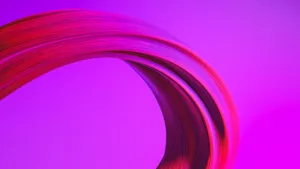 Vivid abstract swirl pattern with gradients of purple and red, creating a futuristic design. jigsaw puzzle