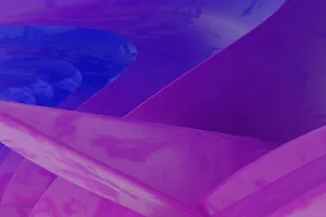 Dynamic abstract design featuring flowing waves in vibrant purple and blue hues. jigsaw puzzle