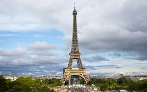 eiffel tower under cloudy sky during daytime jigsaw puzzle