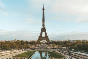 the eiffel tower towering over the city of paris jigsaw puzzle