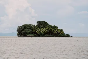 a small island in the middle of a body of water jigsaw puzzle