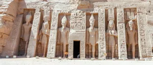 low angle photography of brown statues jigsaw puzzle