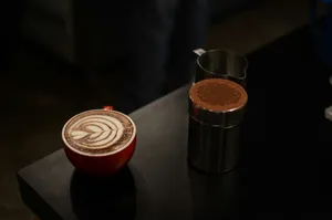 coffee art latte on cup jigsaw puzzle