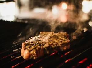 selective focus photography of grilled meat jigsaw puzzle