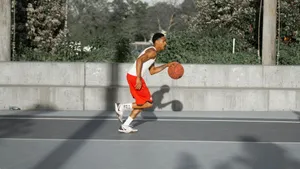 a man playing basketball jigsaw puzzle