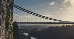 panorama steel bridge scenery jigsaw puzzle