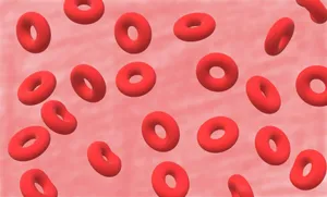 a bunch of red donuts floating in the air jigsaw puzzle