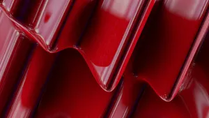 a close up of a red car jigsaw puzzle