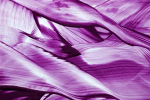 A vivid abstract composition with flowing purple waves, showcasing dynamic brush strokes. jigsaw puzzle