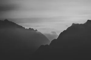 silhouette of mountains jigsaw puzzle