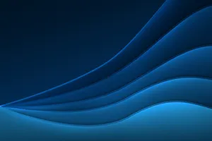 a blue abstract background with wavy lines jigsaw puzzle