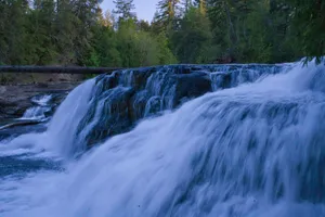 a large waterfall with lots of water coming out of it jigsaw puzzle