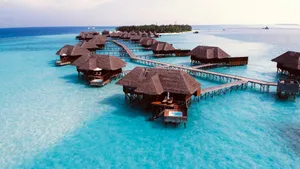 brown wooden cottage on blue body of water during daytime jigsaw puzzle