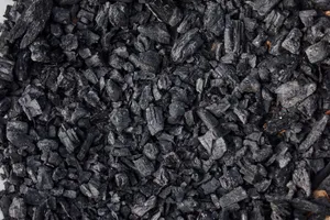 High-resolution image showing a detailed view of charcoal pieces, ideal for fuel or artistic use. jigsaw puzzle
