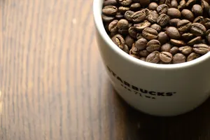 coffee beans in mug jigsaw puzzle