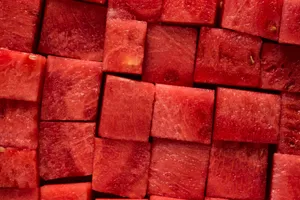 diced watermelon jigsaw puzzle