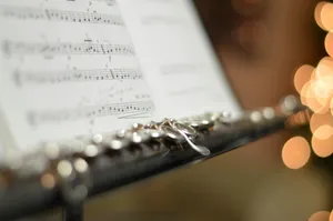 music sheet on stand jigsaw puzzle