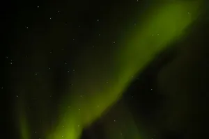 Stunning view of the Northern Lights with stars illuminating the night sky. jigsaw puzzle