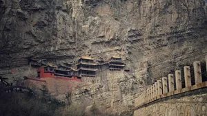 hanging temple jigsaw puzzle