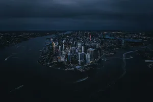 areal photography of city buildings jigsaw puzzle
