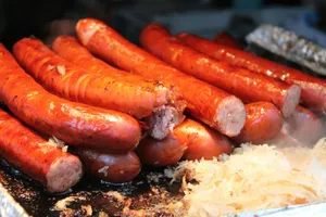 sausages on grill jigsaw puzzle