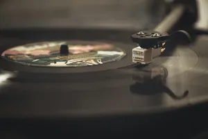 vinyl record on vinyl record player jigsaw puzzle