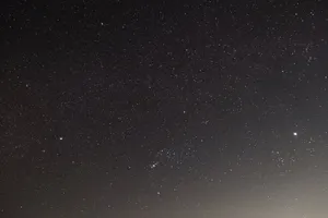 Beautiful starry night sky captured over Azraq, Jordan showcasing celestial wonders. jigsaw puzzle